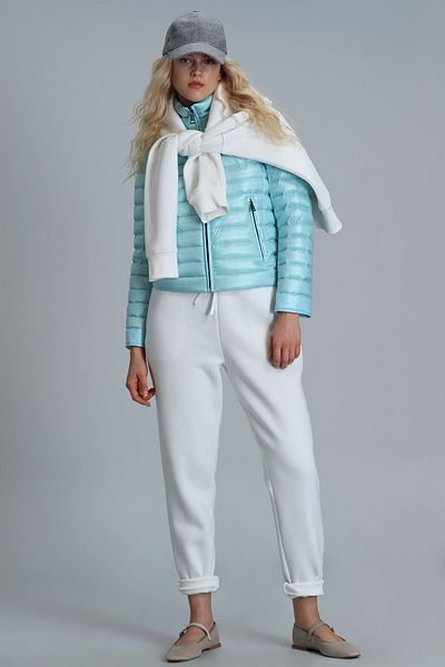 Lufian Light Blue Mary Goose Feather Women's Coat