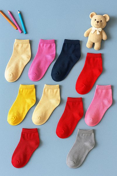 Katia&Bony Children's 10-Piece Mixed Surprise Pack Step Socks