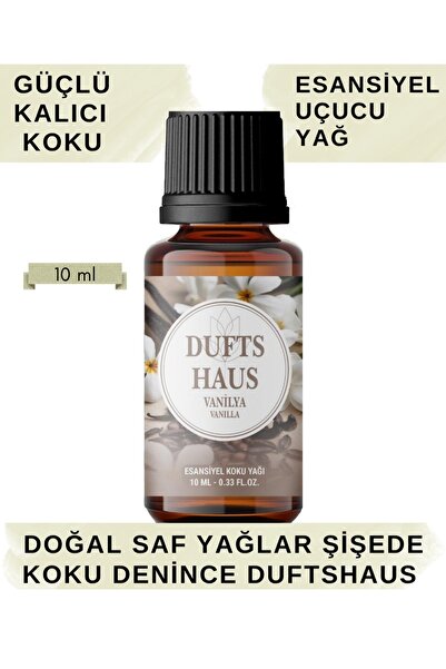 duftshaus Vanilya Esansiyel Uçucu Koku Yağı Difüzör Esansı Buhurdanlık Yağı S...