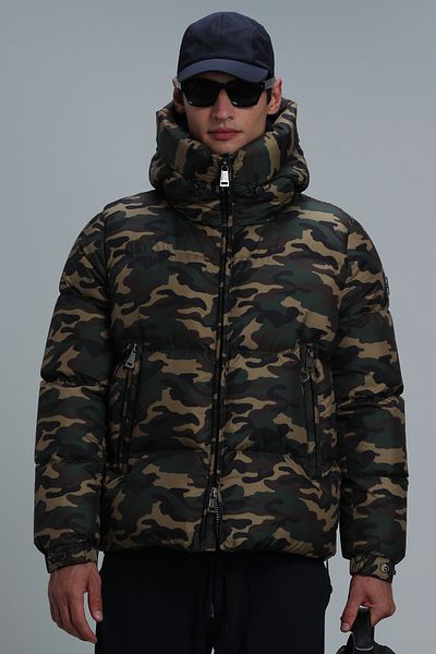 Lufian Jadon Goose Feather Men's Coat Earth