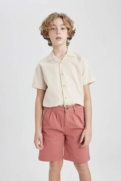 DeFacto Erkek Çocuk Gabardin Şort B8940A824SP