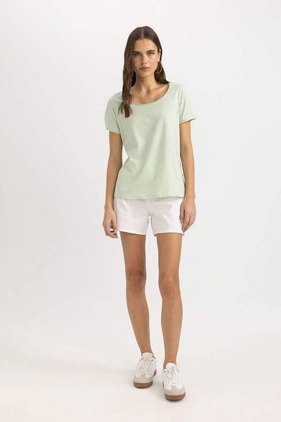 DeFacto Regular Fit Rundhalsausschnitt Kurzarm T-Shirt K1508AZ24SM