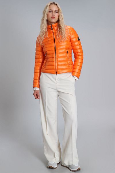Lufian Orange Mary Goose Feather Women's Coat