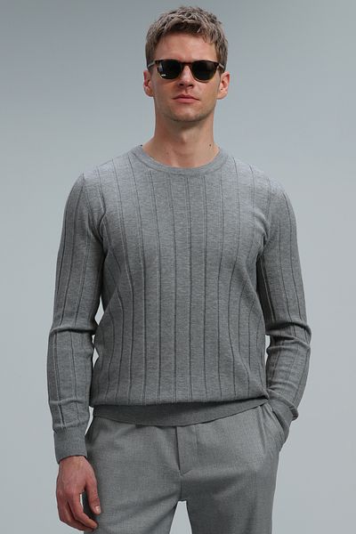 Lufian Best Men's Sweater Gray