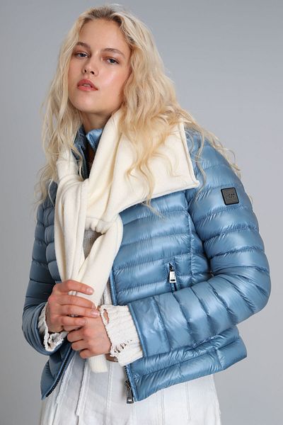 Lufian Mary Cowl Women's Coat Dark Blue