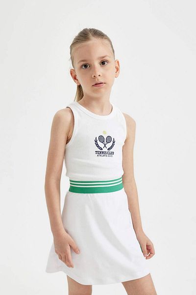 DeFacto Tricou imprimat pentru fete cu decolteu rotund C4720A824SM