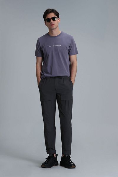 Lufian Tony Graphic Patterned Modern Mink T-Shirt