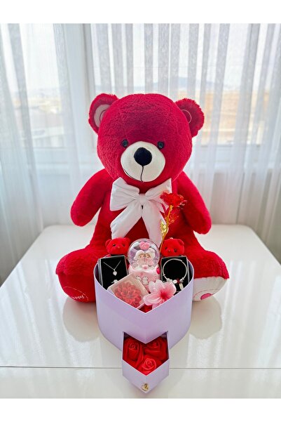 AYIEVRENİ Kırmızı Aşk Evreni Ikili - Sevgiliye Romantik Hediye Kutusu | Kar K...
