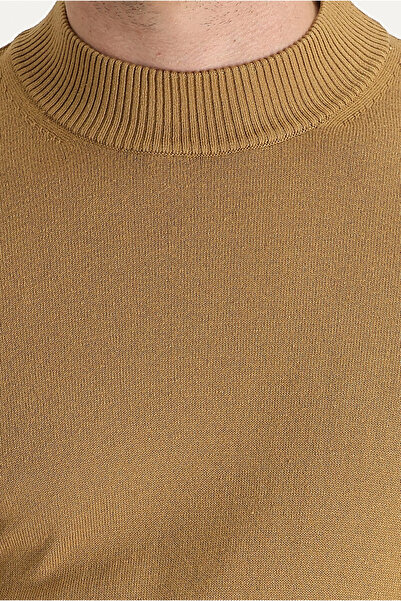 Kiğılı Полурибарска яка, редовна кройка, памучен трикотажен пуловер