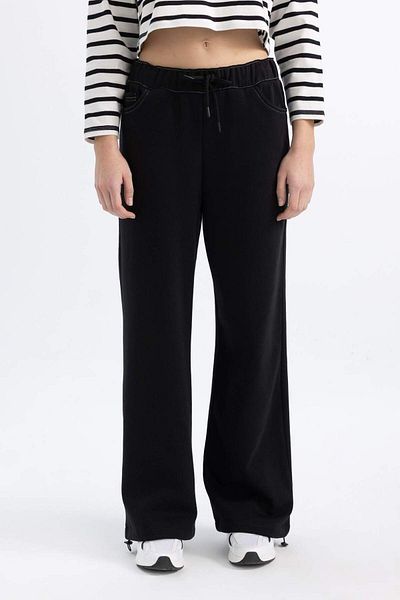 DeFacto Coool Wide Leg Wide Loose Leg Thick Sweatpants Jogginghose mit elastischem Bund und Taschen C5414AX24SP