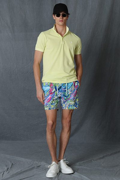 Lufian Zoo Men's Swim Shorts Blue