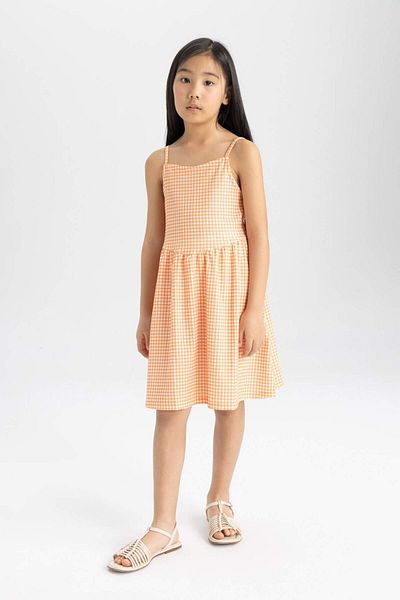 DeFacto Girl's Wrapped Strap Dress C2995A824SM