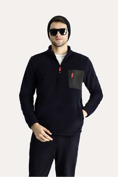 Kiğılı Half Zipper Fleece Sweatshirt