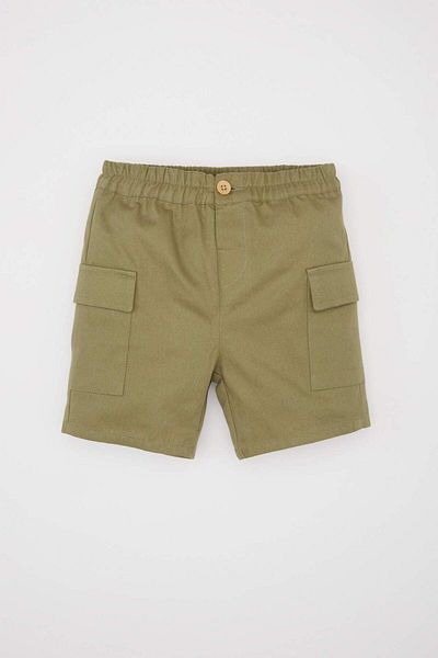 DeFacto Baby Boy 2 Piece Set Nature Printed Short Sleeve T-Shirt Shorts C3428A524Sm