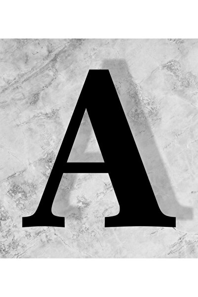 zafrakreklam حروف بليكسي جلاس سوداء مقطوعة بالليزر مقاس 22 سم سمك 3 مم ذاتية اللصق (حرف A)