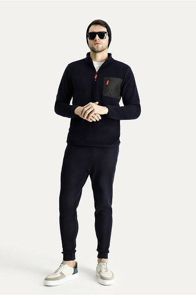 Kiğılı Half Zipper Fleece Sweatshirt