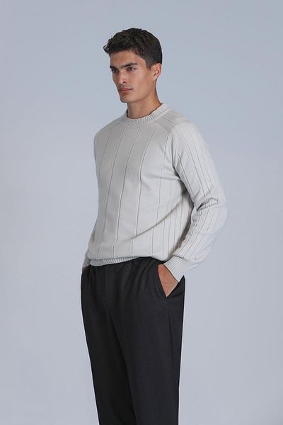 Lufian Men's Sweater Stone - Light Model