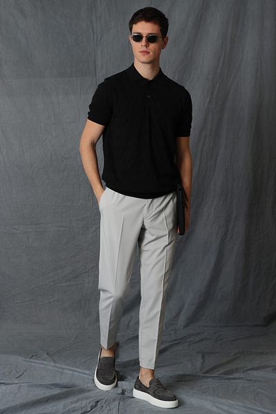 Lufian Men's Black Boris Sweater