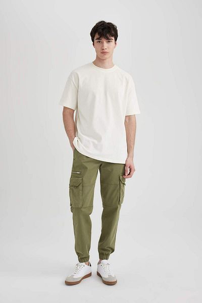 DeFacto Pantaloni tactici de jogger - Fit regulat, buzunar cargo, B6146ax24sp