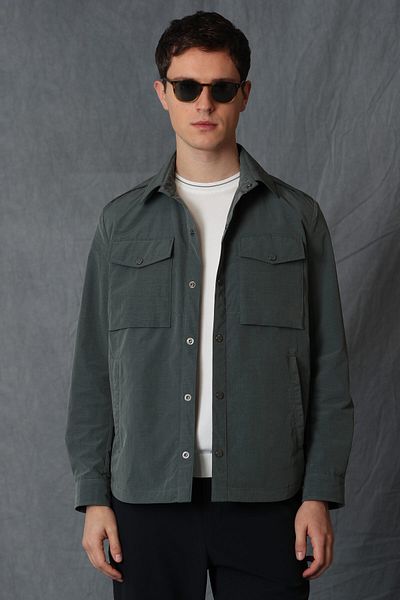 Lufian Mario Men's Coat Green
