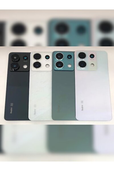 azurtech Xiaomi Redmi Note 13 Pro 5g Arka Kapak Pil Kapağı Full SİYAH
