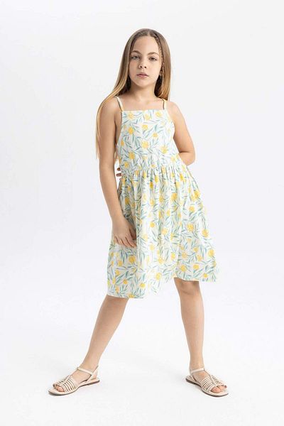 DeFacto Regular Fit Combed Cotton Dress B4473A824SM