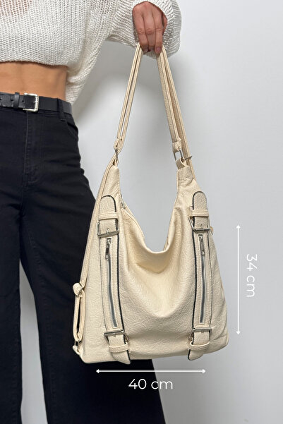 KIRASE نموذج جديد فضفاض ذو جودة عالية من الجلد الناعم متعدد الأقسام حقيبة ظهر...