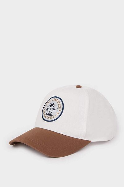 DeFacto Men's Color Blocked Cotton Cap Hat W8579AZ24SM