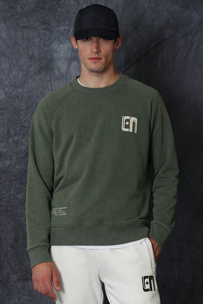 Lufian Owen Men's Sweatshirt Green
