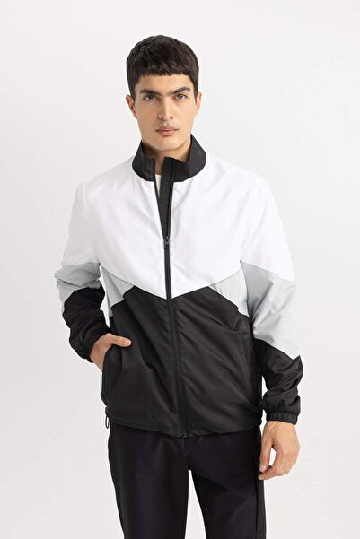 DeFacto Su İtici Mevsimlik Baharlık Hafif Mont Dik Yaka Fermuarlı Cepli B1894AX24SP