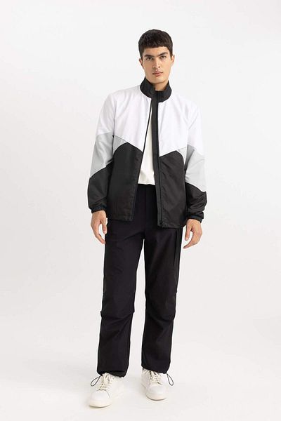DeFacto Water Repellent Seasonal Lightweight Coat Stand Collar Zippered Pocket B1894Ax24Sp