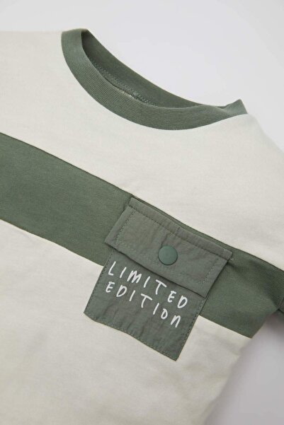 DeFacto Color Blocked Sweatshirt and Tracksuit Set for Baby Boy - B9266a524sp