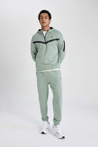 DeFacto Tepláky DeFactoFit Jogger Standard Fit se dvěma kapsami Standardní nohavice B5141AX24SP