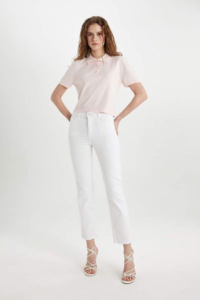 DeFacto Regular Fit Polo Yaka Kısa Kollu Triko Tişört C4534AX24SM