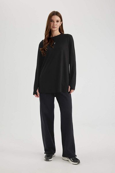 DeFacto Defactofit Crew Neck Sportsman Long Sleeve Tunic T-Shirt B4636Ax24Sp