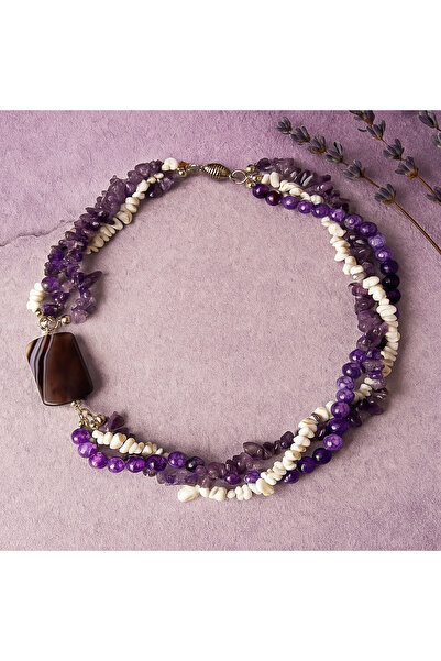 Asteria Elite Ametist Havlit Akik Sezgi Güçlendirme Sakinlik Ve Nazar Korumas...