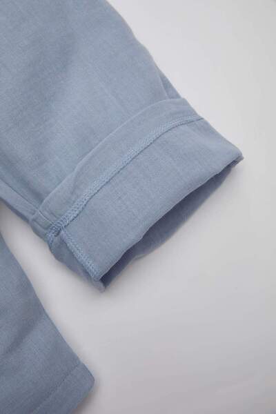 DeFacto Baby Girl Elastic Waist Wide Loose Leg Muslin Trousers B9459A524Sp