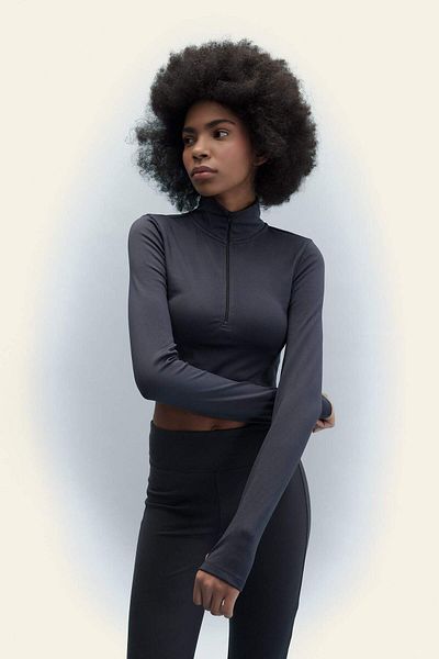 DeFacto Slim Fit sportovní Tücher s dlouhým rukávem na zip W0343az24sp