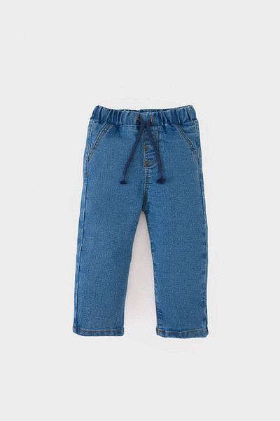 DeFacto Pantaloni de jeans cu picioare plate pentru bebelusi B6733A524SP