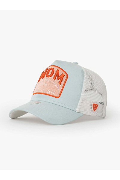 RustandRich Mint Green Women's Men's Hat - Motto Collection "Mom" - Trucker Hat