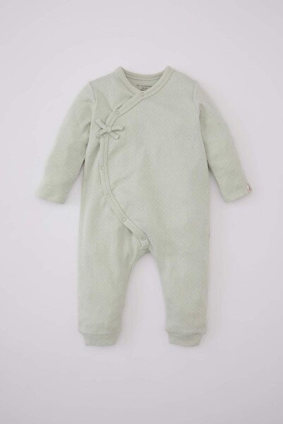 DeFacto Baby Girl Newborn Long Sleeve Jumpsuit B9659A524Sp