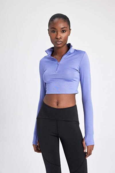 DeFacto Slim Fit Sport Tücher hosszú ujjú cipzár W0343az24sp