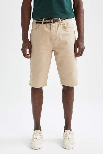 DeFacto Slim Fit Cotton Bermuda Shorts N4990Az23Sm