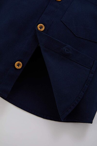 DeFacto Erkek Bebek Twill Uzun Kollu Gömlek B8054A524SP