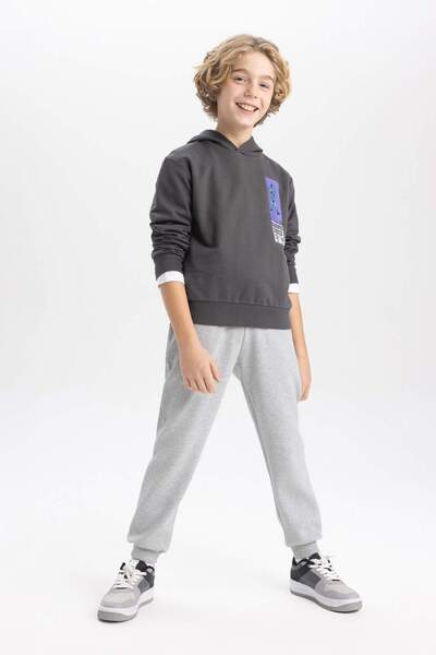 DeFacto Erkek Çocuk Basic Düz Jogger Eşofman Altı B5753A824SP