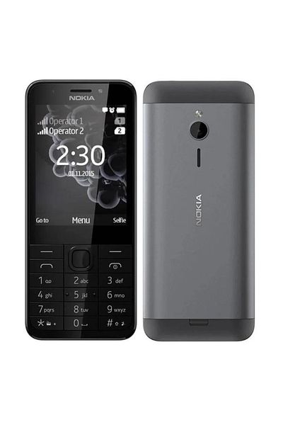 Nokia 230 (Dual SIM, Black)