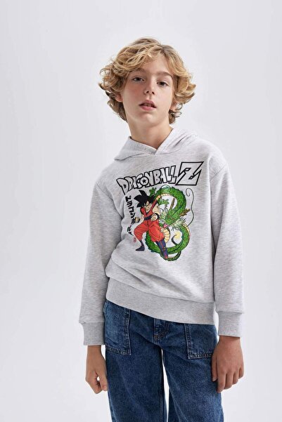 DeFacto Boy's Dragon Ball Hooded Sweatshirt B9860A823Cw