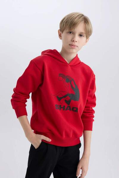 DeFacto Fiú Shaquille ONeal kapucnis pulóver B2220A823WN