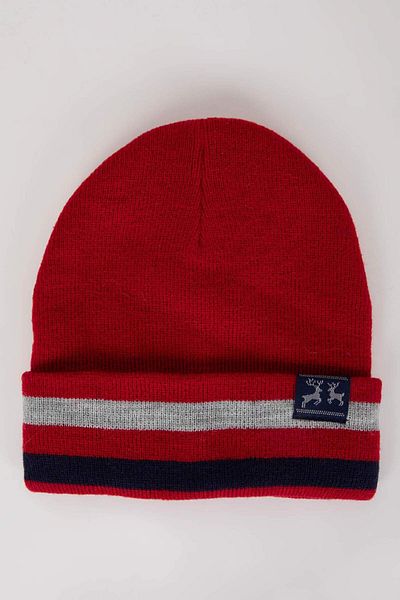 DeFacto Men's New Year's Themed Knitwear Beanie A6627Ax23Wn
