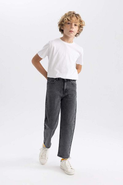 DeFacto Pantaloni de jeans largi pentru băiat B2995A823WN